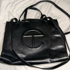 Telfar Black Shopping Bag